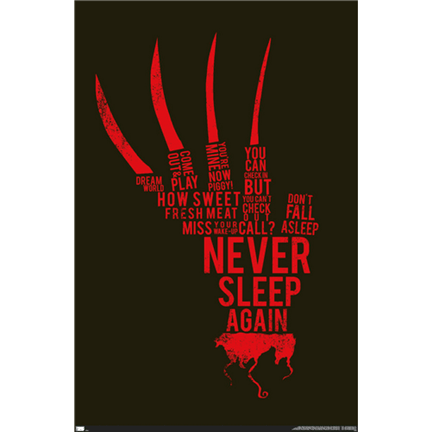 22.375 x 34 Trends International A Nightmare on Elm Street-Sleep Wall Poster Black Framed Version 22.375 x 34 Trends International A Nightmare on Elm Street-Sleep Wall Poster Black Framed Version